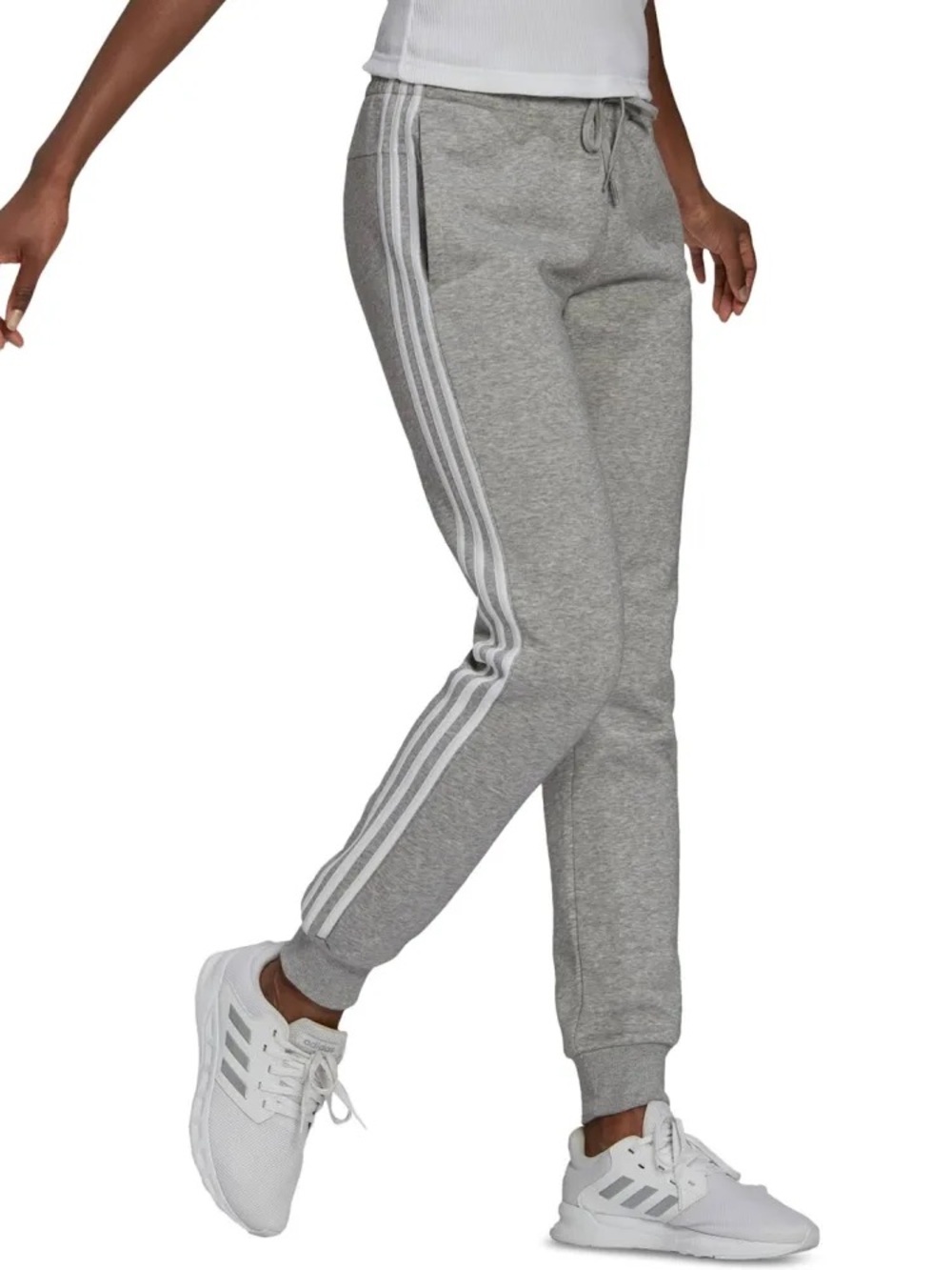 Women’s Adidas Light Gray Joggers